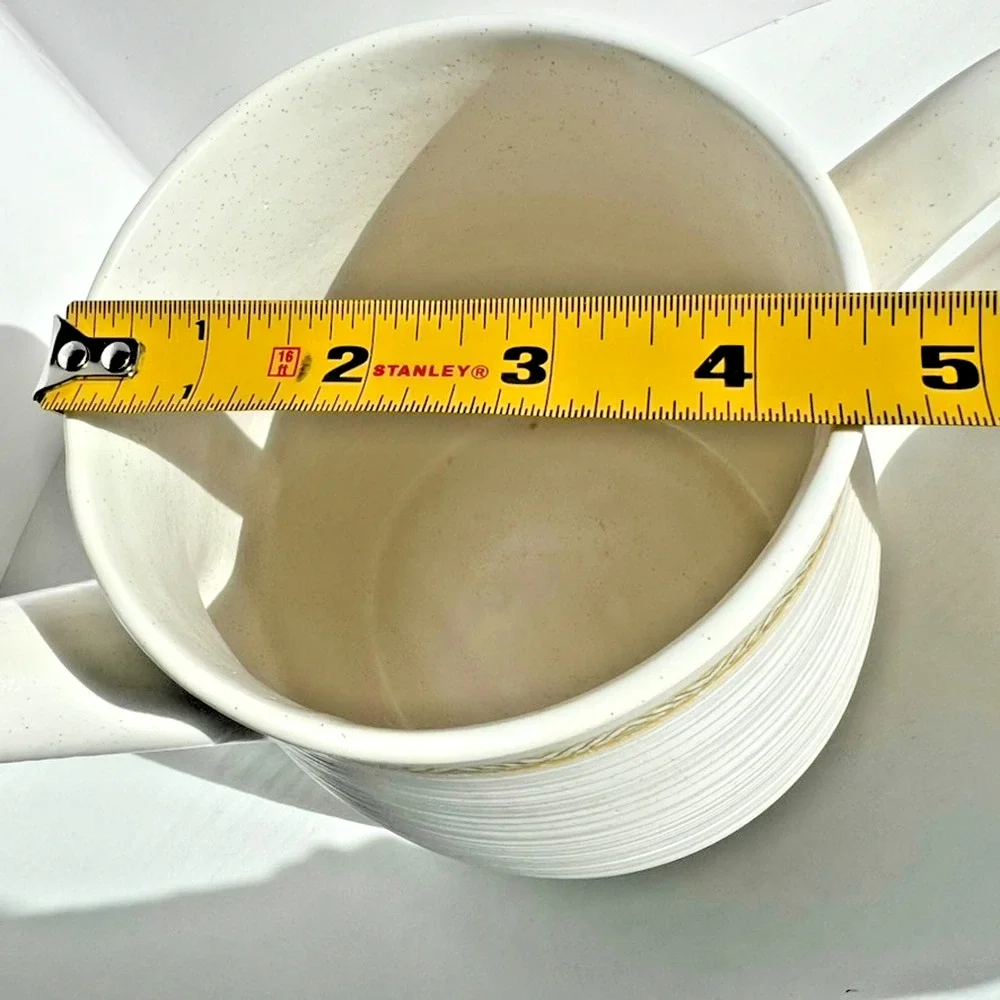 Franciscan Hacienda Coffee Pot Lid Vintage Yellow Earthenware USA Retro EUC